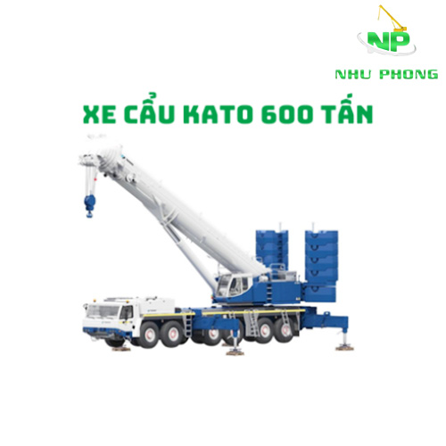 Cho thuê xe cẩu KATO 600 tấn